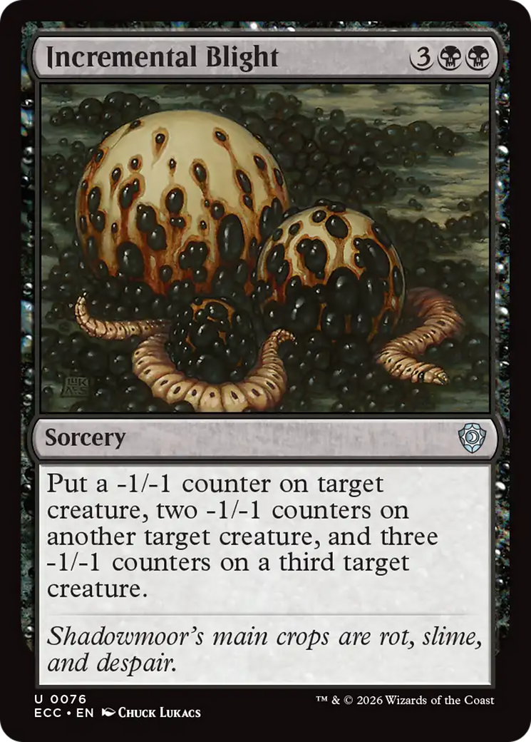 Incremental Blight [Lorwyn Eclipsed Commander] | Mega City Incorporated