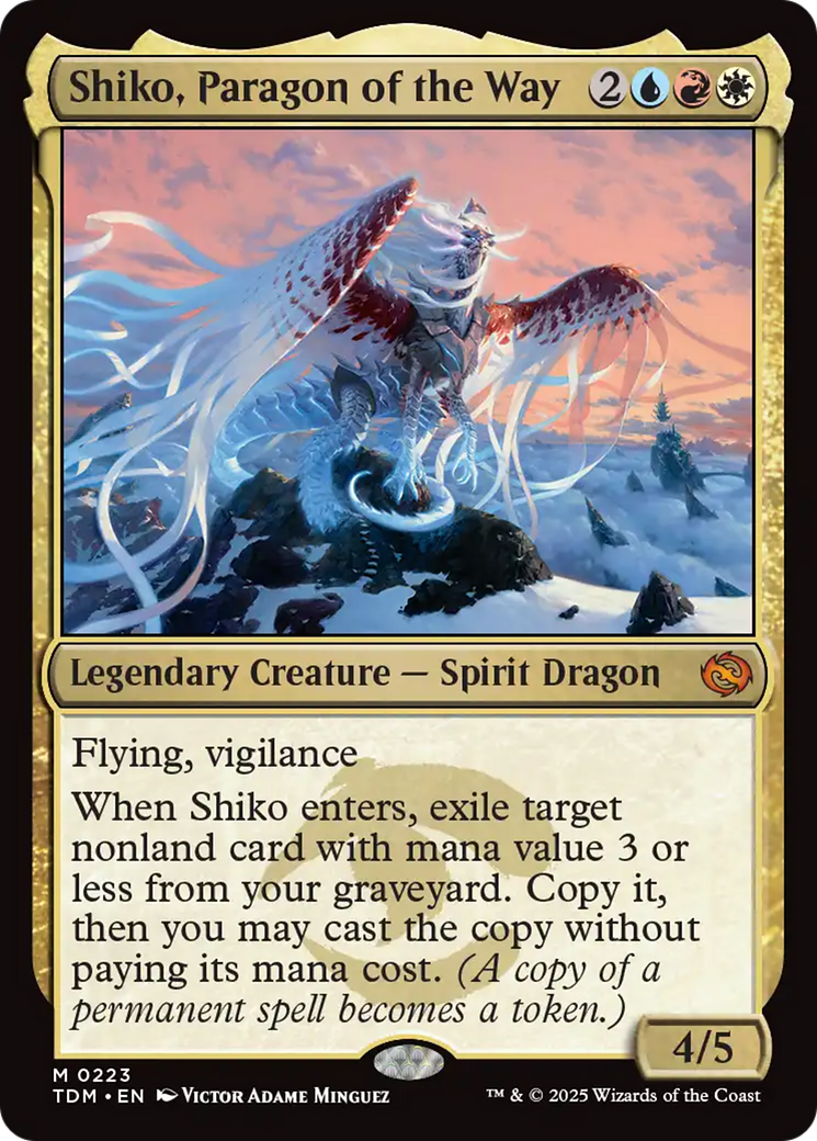 Shiko, Paragon of the Way [Tarkir: Dragonstorm] | Mega City Incorporated