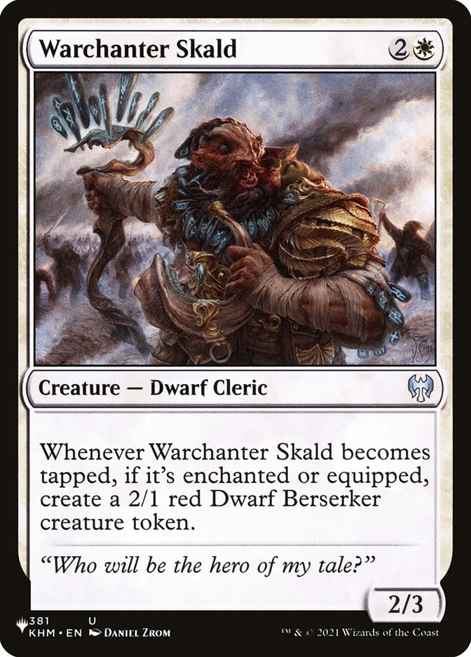 Warchanter Skald [The List] | Mega City Incorporated