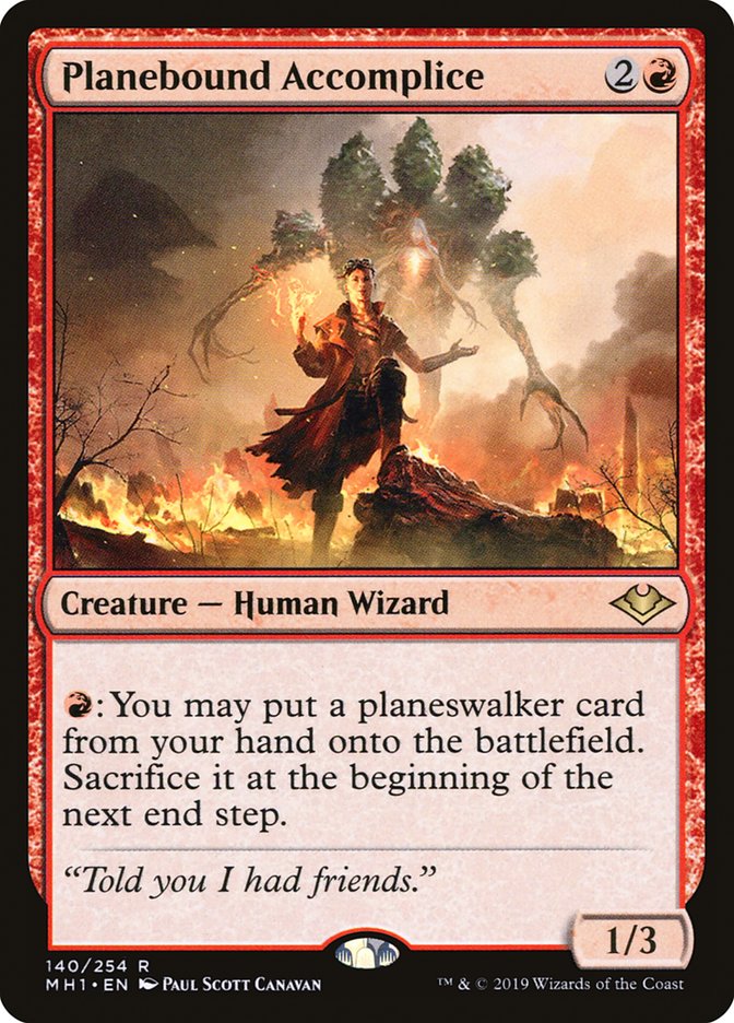 Planebound Accomplice [Modern Horizons] | Mega City Incorporated