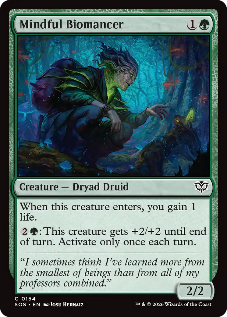 Mindful Biomancer [Secrets of Strixhaven] | Mega City Incorporated