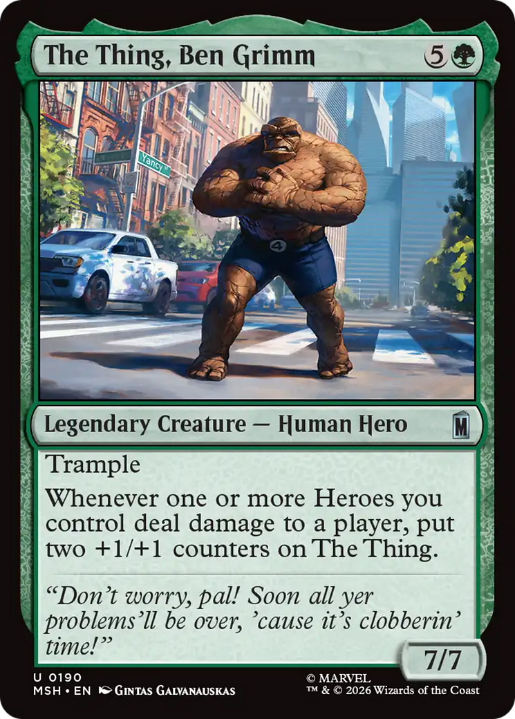 The Thing, Ben Grimm [Marvel Super Heroes] | Mega City Incorporated