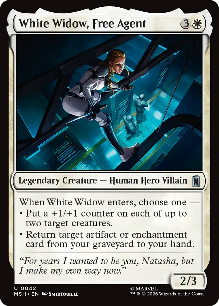 White Widow, Free Agent [Marvel Super Heroes] | Mega City Incorporated