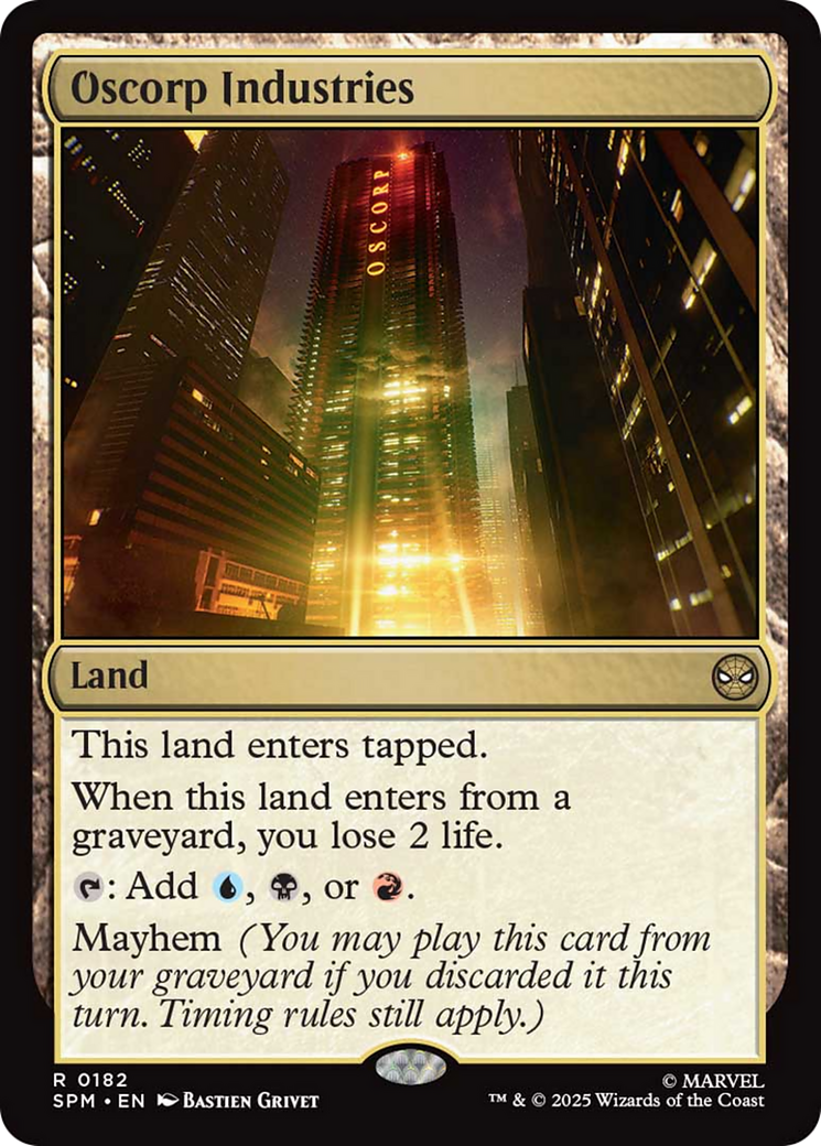 Oscorp Industries [Marvel's Spider-Man] | Mega City Incorporated
