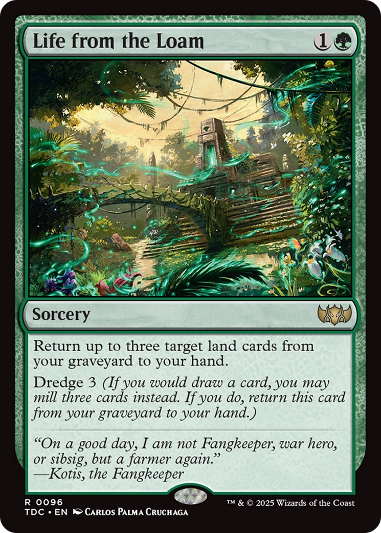 Life from the Loam [Tarkir: Dragonstorm Commander] | Mega City Incorporated
