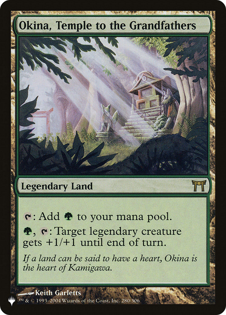 Okina, Temple to the Grandfathers [The List] | Mega City Incorporated