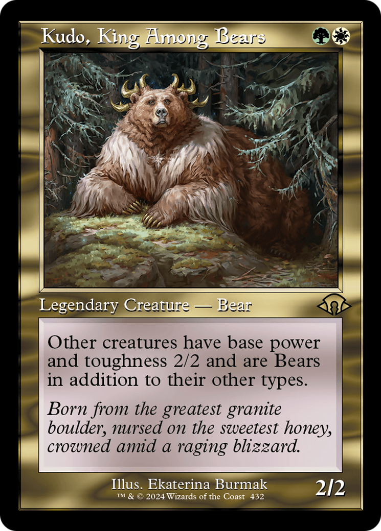 Kudo, King Among Bears (Retro) [Modern Horizons 3] | Mega City Incorporated