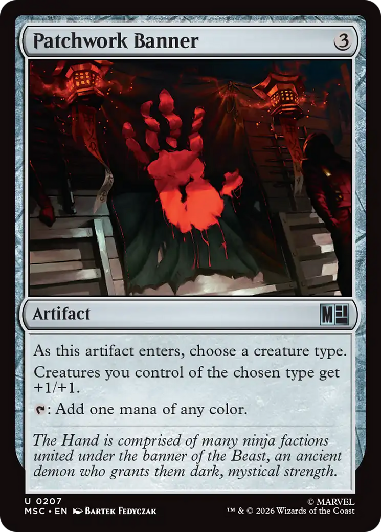 Patchwork Banner (Surge Foil) [Marvel Super Heroes Commander] | Mega City Incorporated