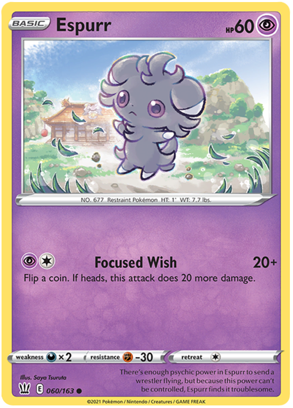 Espurr (060/163) [Sword & Shield: Battle Styles] | Mega City Incorporated