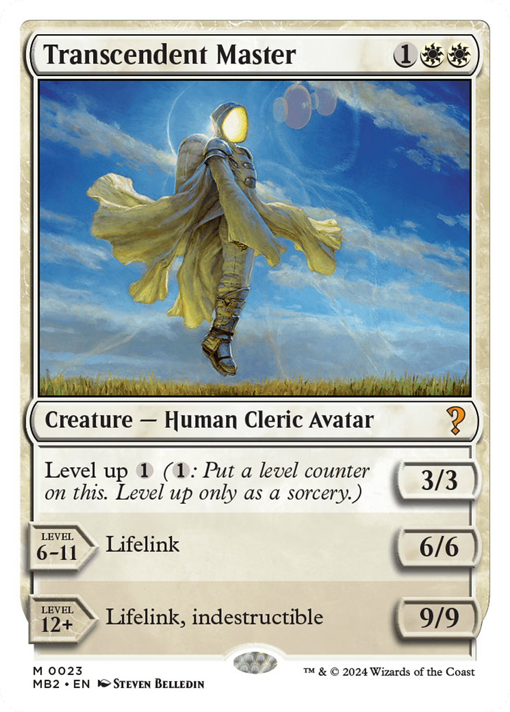 Transcendent Master (White Border) [Mystery Booster 2] | Mega City Incorporated