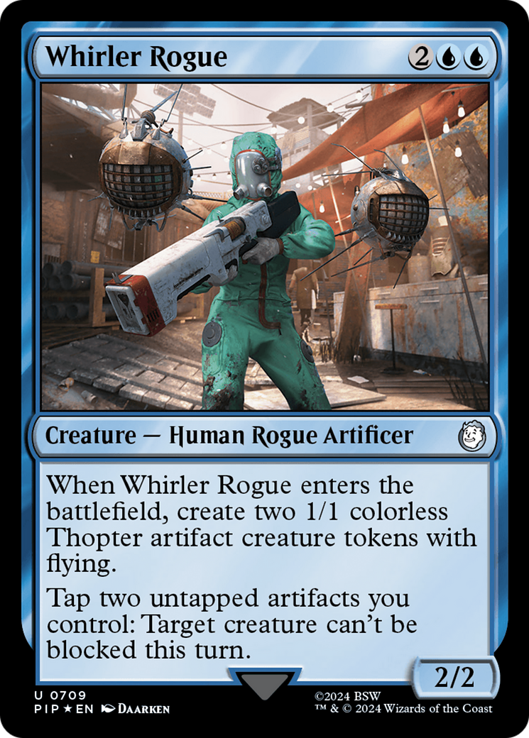 Whirler Rogue (Surge Foil) [Fallout] | Mega City Incorporated