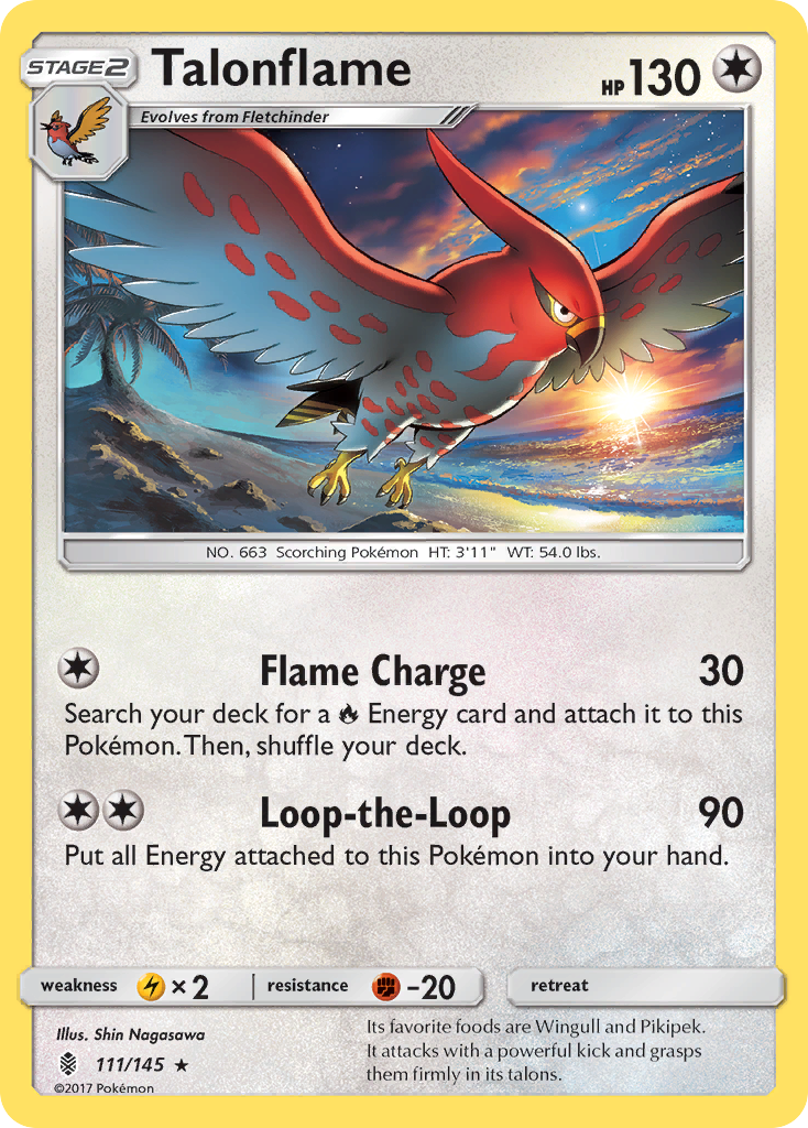 Talonflame (111/145) [Sun & Moon: Guardians Rising] | Mega City Incorporated