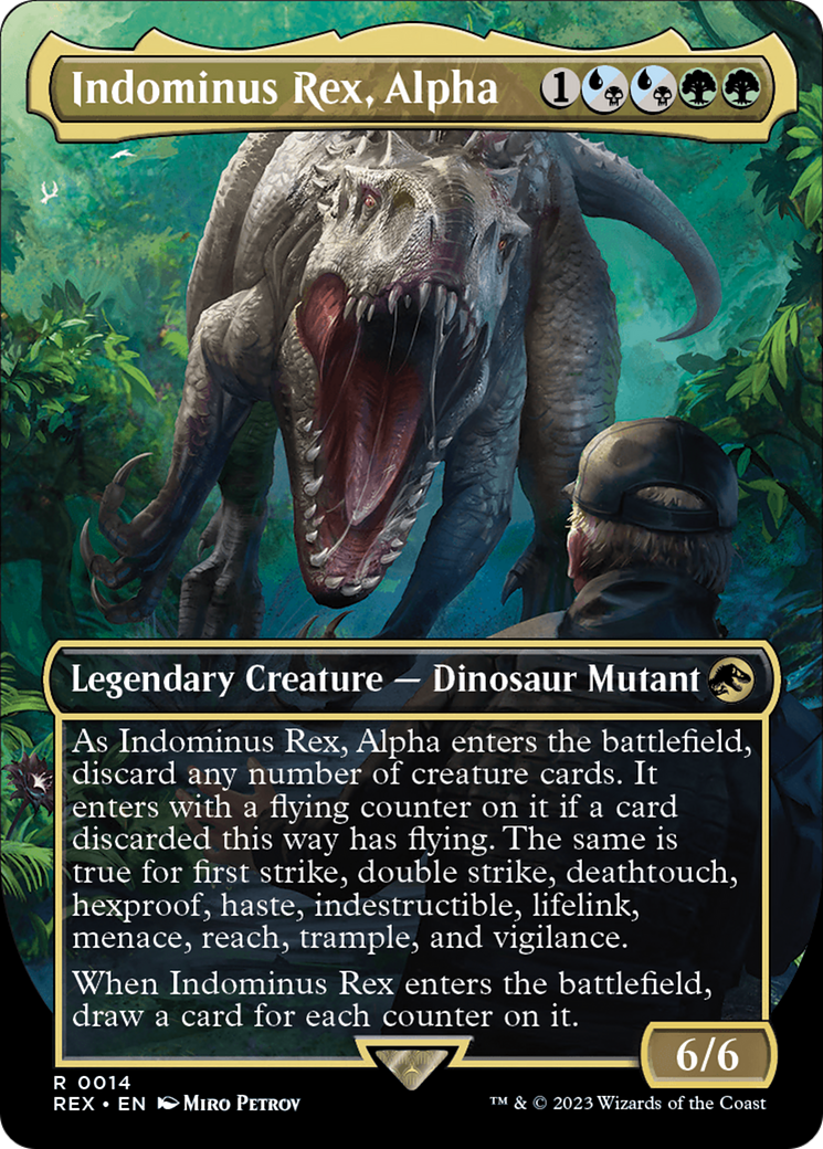 Indominus Rex, Alpha (Borderless) [Jurassic World Collection] | Mega City Incorporated