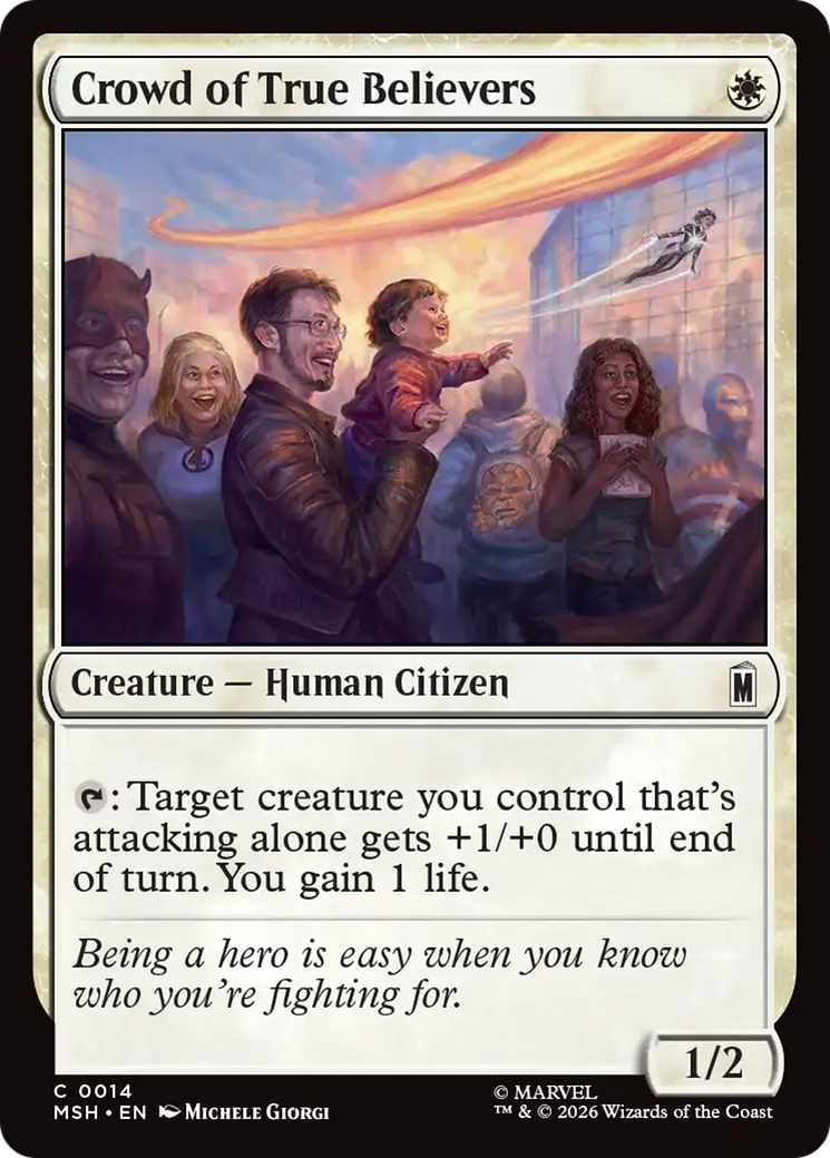 Crowd of True Believers [Marvel Super Heroes] | Mega City Incorporated