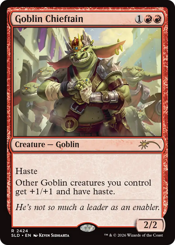 Goblin Chieftain (2424) [Secret Lair Drop Series] | Mega City Incorporated
