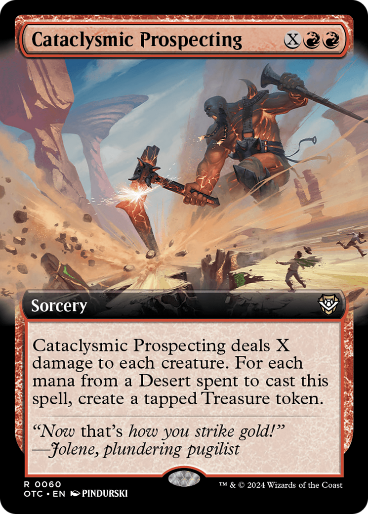 Cataclysmic Prospecting (Extended Art) [Outlaws of Thunder Junction Commander] | Mega City Incorporated