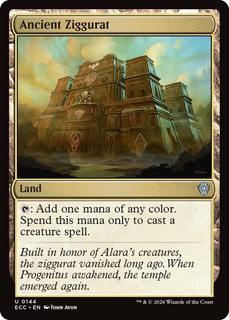 Ancient Ziggurat [Lorwyn Eclipsed Commander] | Mega City Incorporated