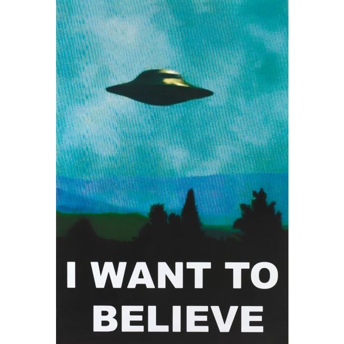 Poster - I Want to Believe - UFO | Mega City Incorporated