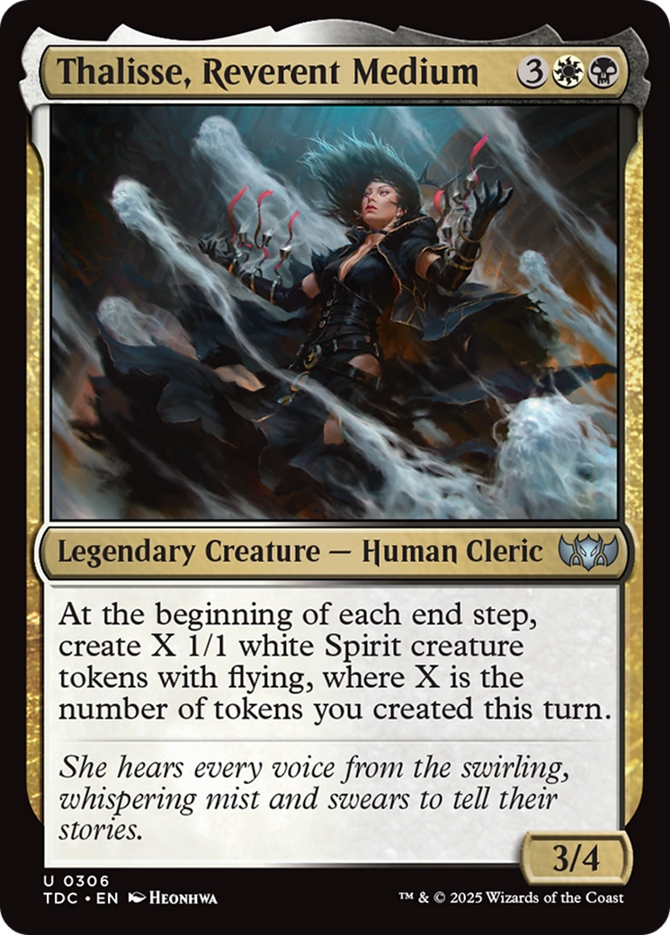Thalisse, Reverent Medium [Tarkir: Dragonstorm Commander] | Mega City Incorporated