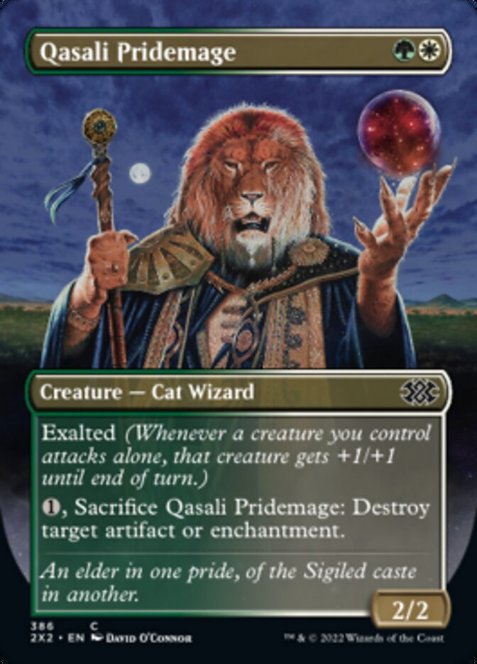 Qasali Pridemage (Borderless Alternate Art) [Double Masters 2022] | Mega City Incorporated