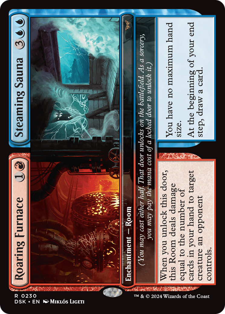 Roaring Furnace // Steaming Sauna [Duskmourn: House of Horror] | Mega City Incorporated