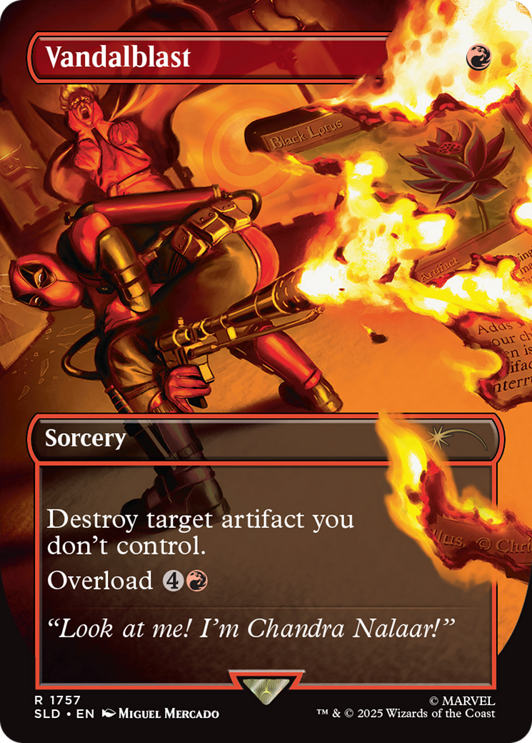 Vandalblast (1757) (Rainbow Foil) [Secret Lair Drop Series] | Mega City Incorporated