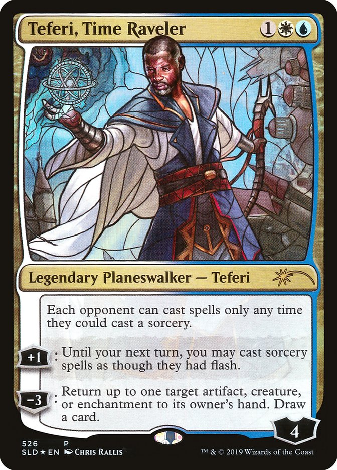 Teferi, Time Raveler (Stained Glass) [Secret Lair Drop Promos] | Mega City Incorporated