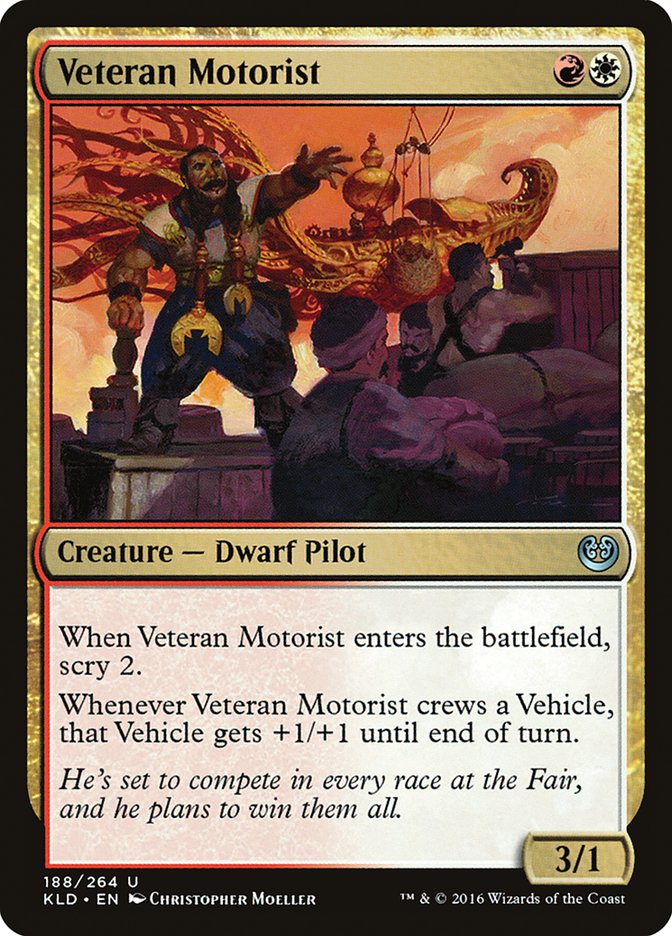 Veteran Motorist [Kaladesh] | Mega City Incorporated