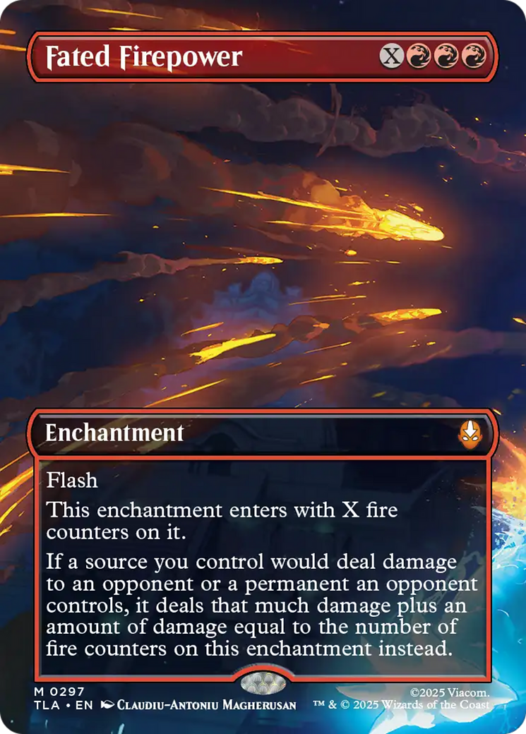 Fated Firepower (Borderless) [Avatar: The Last Airbender] | Mega City Incorporated