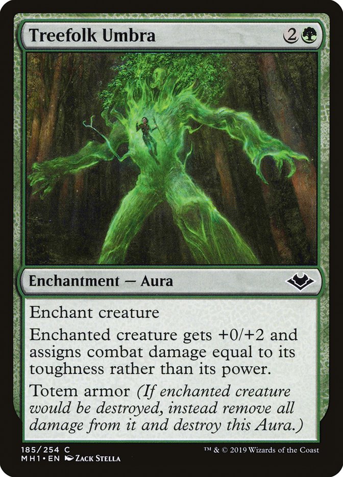 Treefolk Umbra [Modern Horizons] | Mega City Incorporated