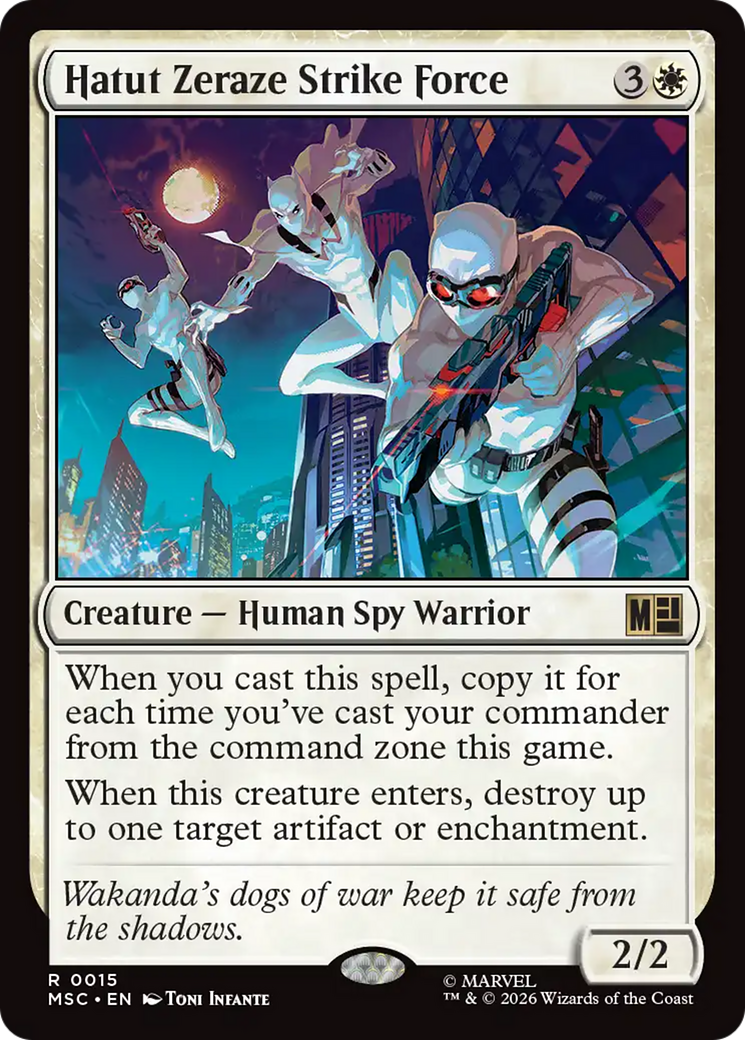 Hatut Zeraze Strike Force [Marvel Super Heroes Commander] | Mega City Incorporated