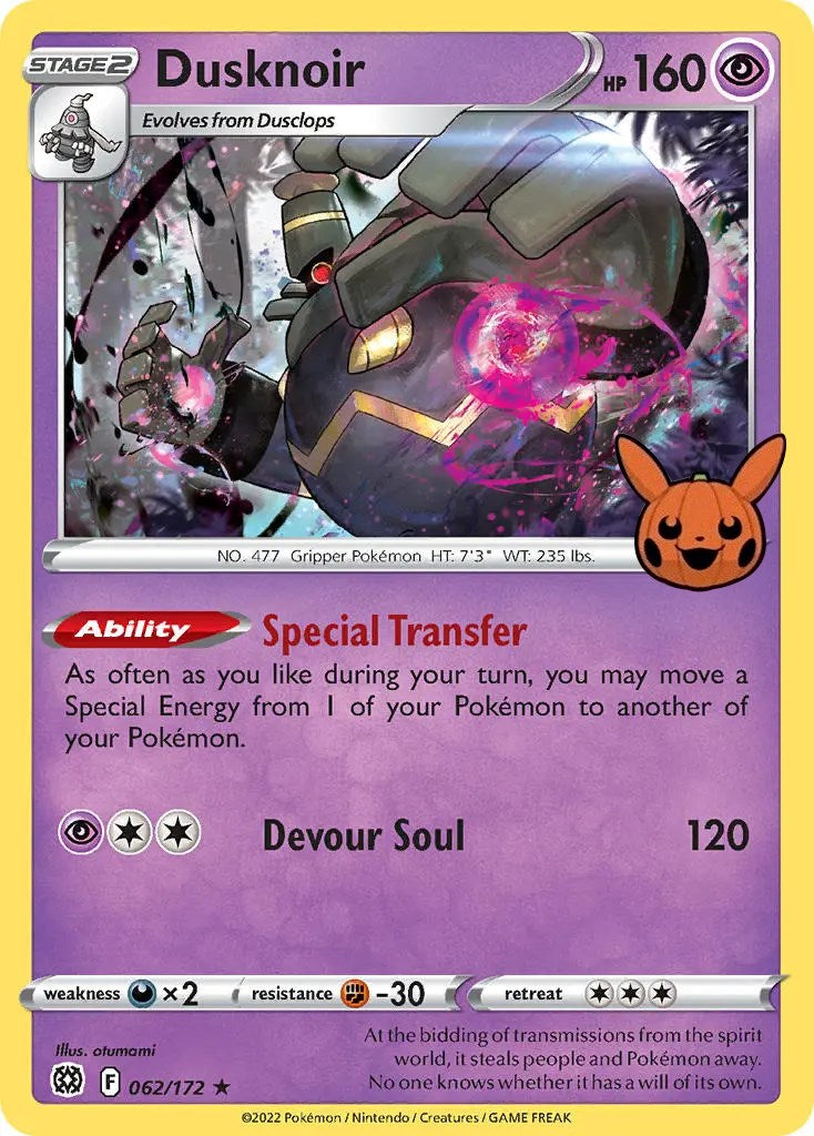 Dusknoir (062/172) [Trick or Trade] | Mega City Incorporated