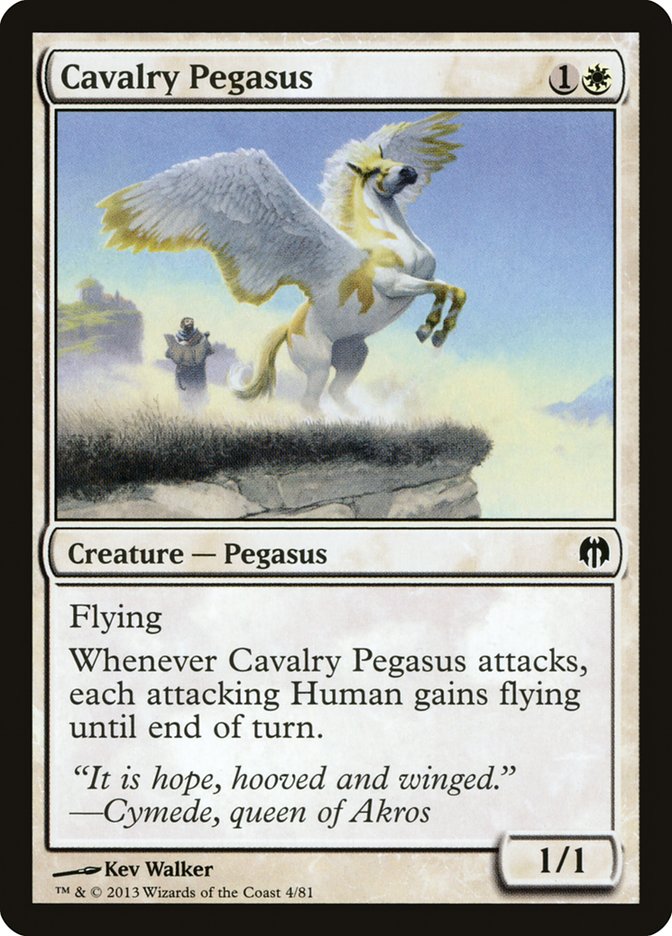 Cavalry Pegasus [Duel Decks: Heroes vs. Monsters] | Mega City Incorporated