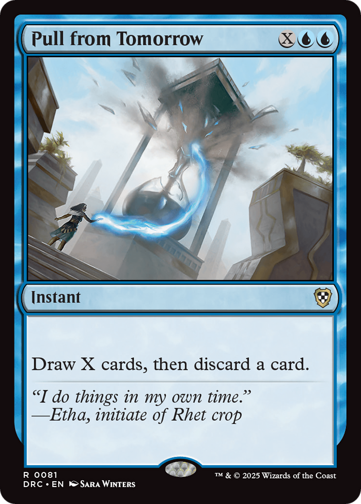 Pull from Tomorrow [Aetherdrift Commander] | Mega City Incorporated