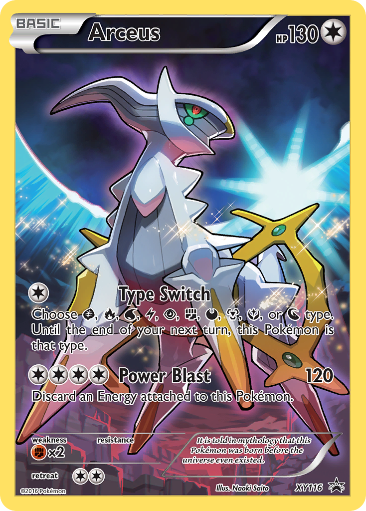 Arceus (XY116) [XY: Black Star Promos] | Mega City Incorporated