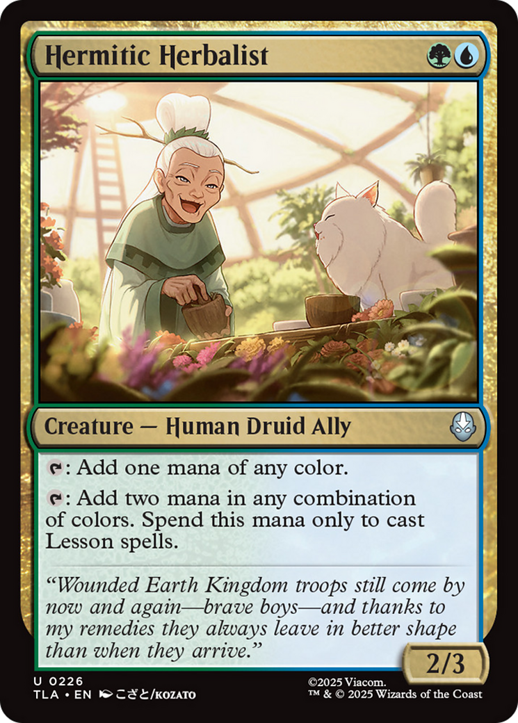 Hermitic Herbalist [Avatar: The Last Airbender] | Mega City Incorporated