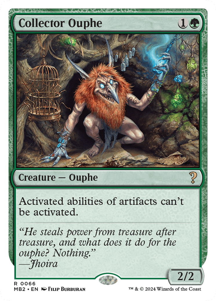 Collector Ouphe (White Border) [Mystery Booster 2] | Mega City Incorporated