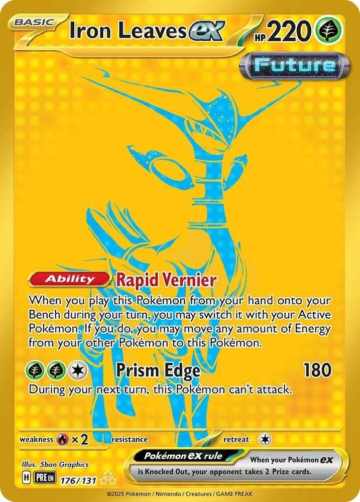 Iron Leaves ex (176/131) [Scarlet & Violet: Prismatic Evolutions] | Mega City Incorporated