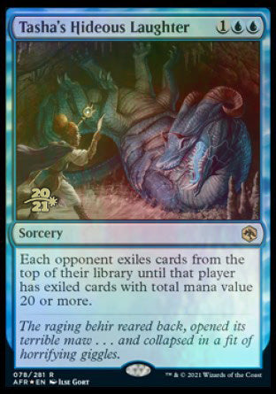 Tasha's Hideous Laughter [Dungeons & Dragons: Adventures in the Forgotten Realms Prerelease Promos] | Mega City Incorporated