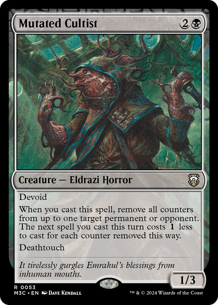 Mutated Cultist [Modern Horizons 3 Commander] | Mega City Incorporated