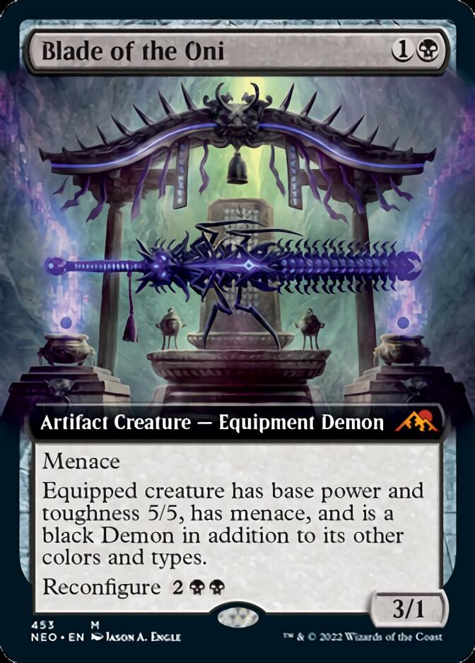 Blade of the Oni (Extended Art) [Kamigawa: Neon Dynasty] | Mega City Incorporated