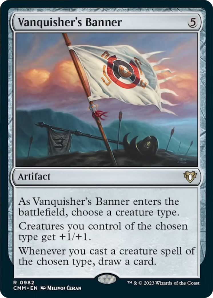 Vanquisher's Banner [Commander Masters] | Mega City Incorporated