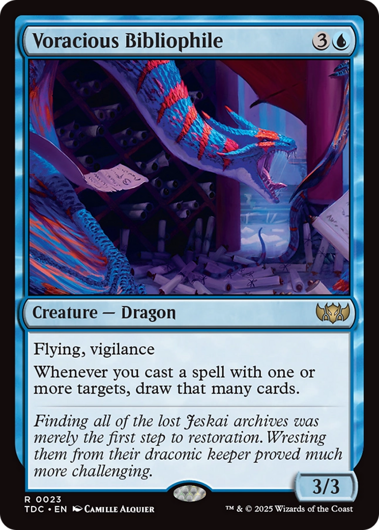 Voracious Bibliophile [Tarkir: Dragonstorm Commander] | Mega City Incorporated
