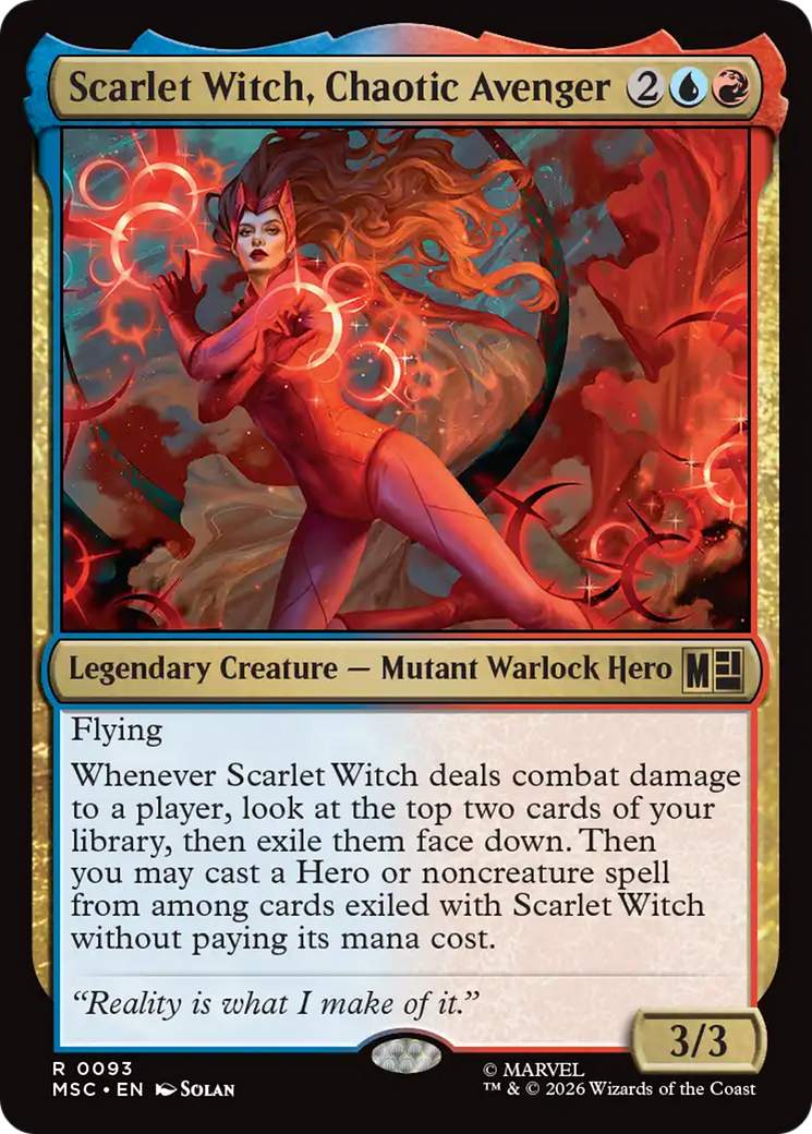 Scarlet Witch, Chaotic Avenger [Marvel Super Heroes Commander] | Mega City Incorporated