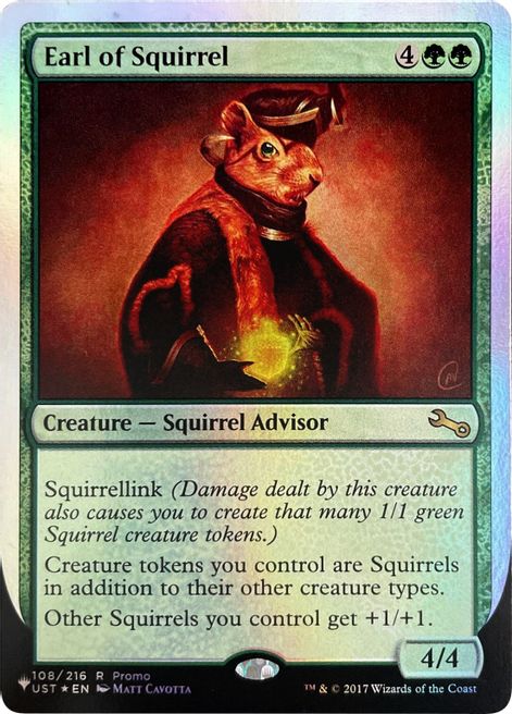 Earl of Squirrel (Unfinity Foil Edition) [The List] | Mega City Incorporated