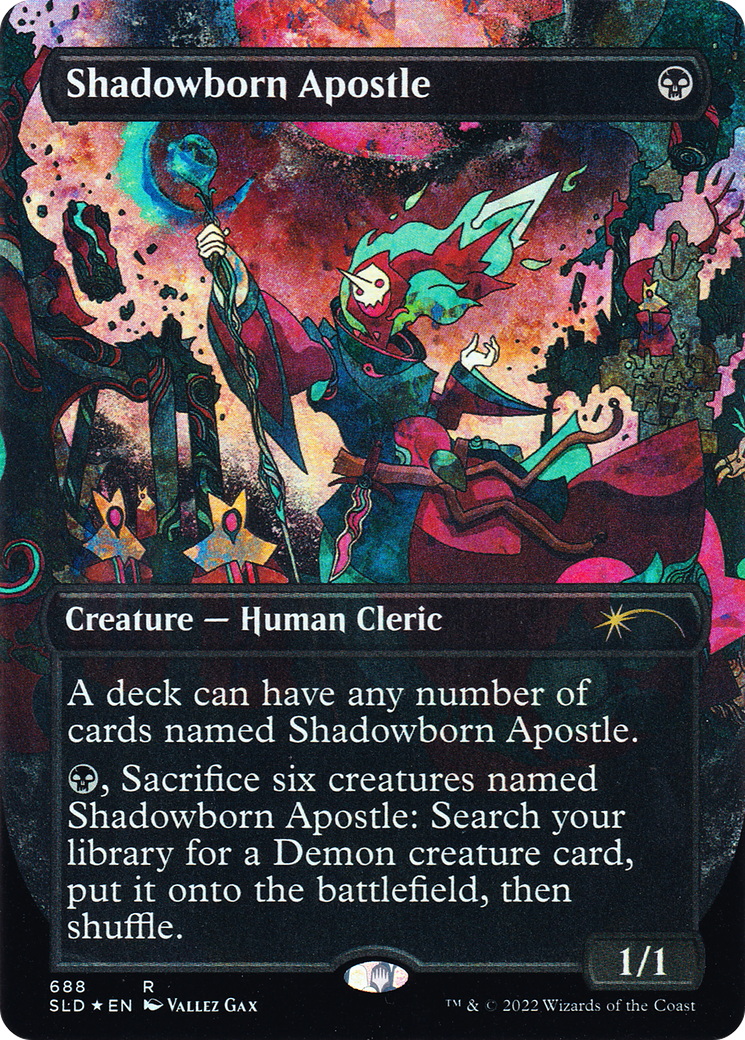 Shadowborn Apostle (688) (Borderless) [Secret Lair Drop Promos] | Mega City Incorporated