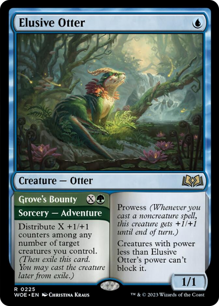 Elusive Otter // Grove's Bounty [Wilds of Eldraine] | Mega City Incorporated