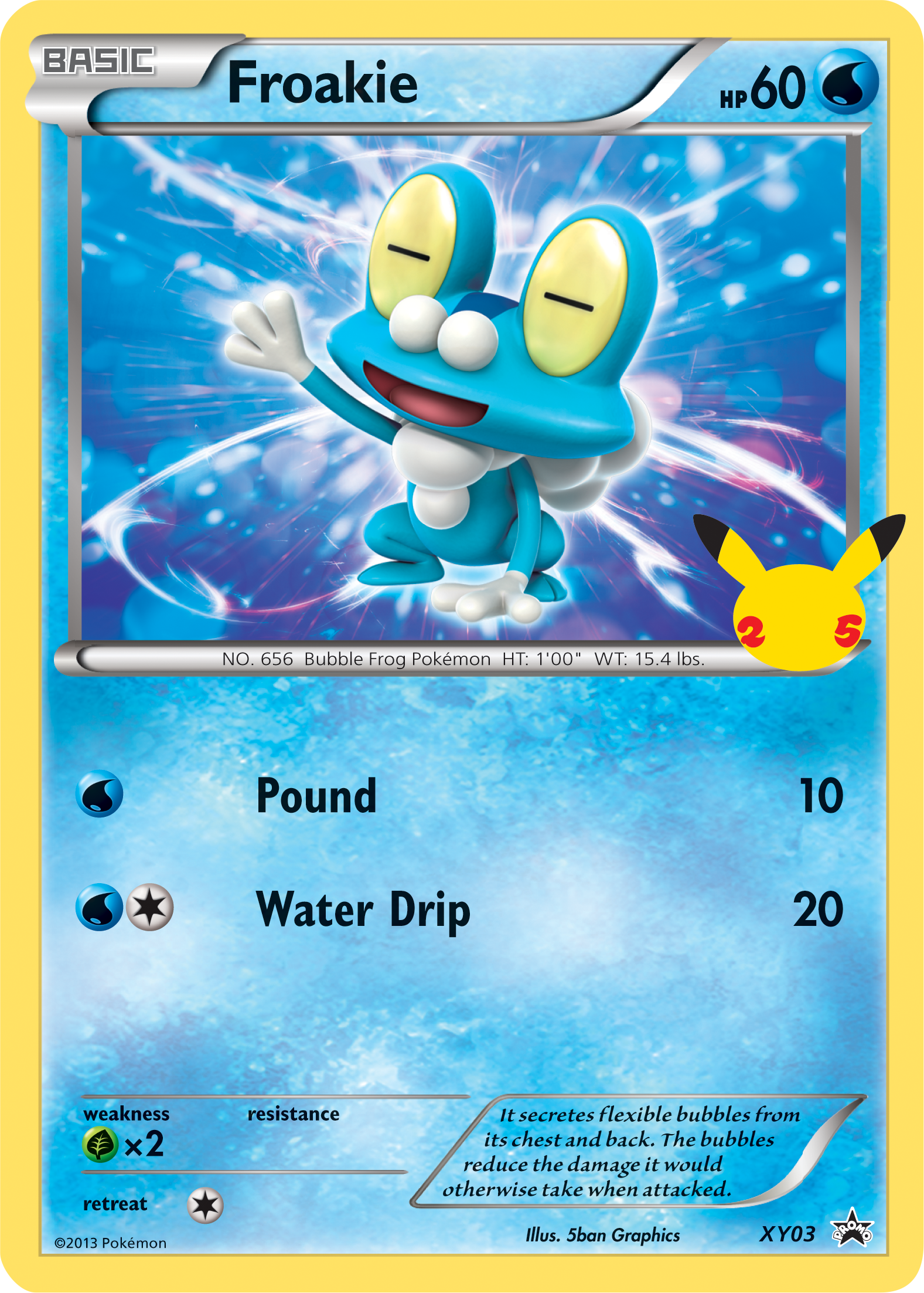 Froakie (XY03) (Jumbo Card) [First Partner Pack] | Mega City Incorporated