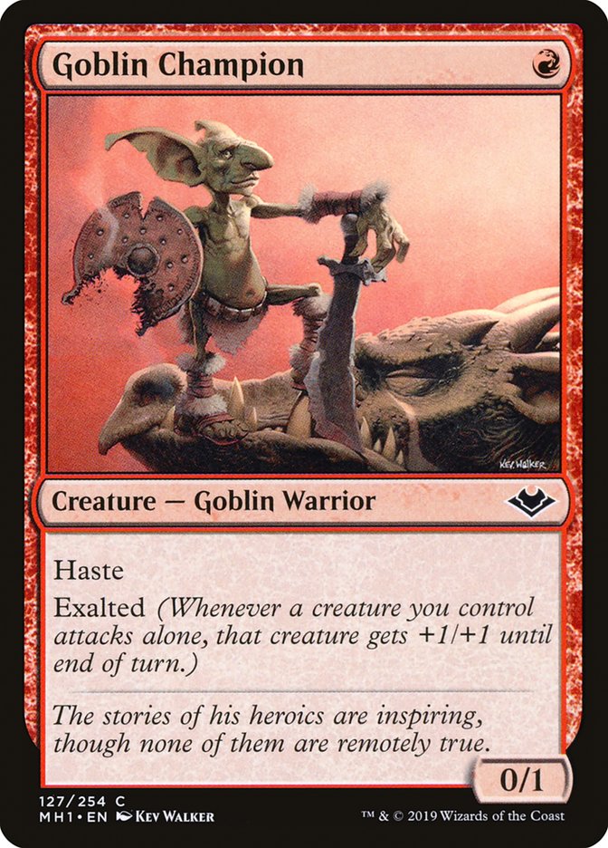 Goblin Champion [Modern Horizons] | Mega City Incorporated