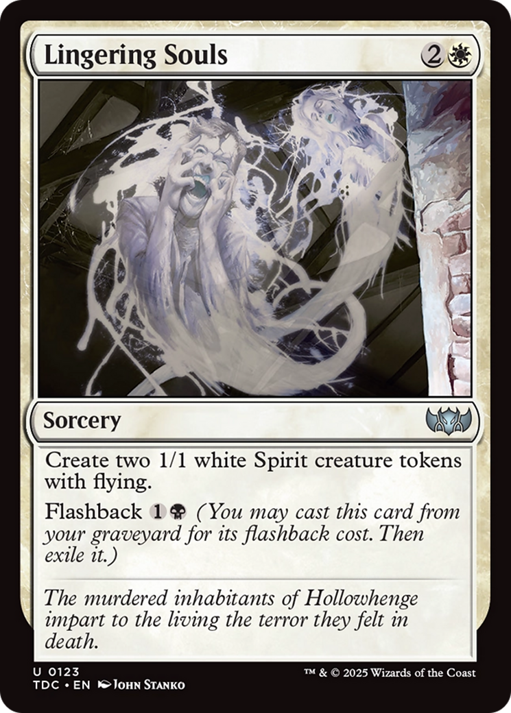 Lingering Souls [Tarkir: Dragonstorm Commander] | Mega City Incorporated